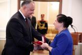 ,,Ordinul de Onoare&rdquo; pentru dna Nadejda GHIDIRIMSCHI, profesoară la gimnaziul Roghi