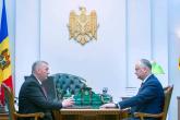 Grigore Filipov președintele raionului Dubăsari la &icirc;ntrevedere cu președintele țării Igor Dodon