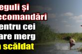 Comportamentul pe apă &icirc;n timpul sezonului estival