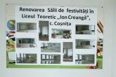 Renovarea sălii de festivități din Liceul Teoretic ,,Ion Creangă&rdquo; Coşniţa