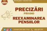 Casa teritorială de asigurări sociale vine cu precizări privind reexaminarea pensiilor &icirc;ncep&acirc;nd cu 01.01.2023