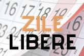 Zile libere pentru bugetari