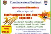Consiliul raional Dubăsari invită amatorii sportului la Cupa președintelui raionului Dubăsari la Volei, ediția a XIX-a