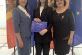 Inaugurarea expoziției de eseuri şi desene &bdquo;Moldova Europeană" la Preşedinţia Republicii Moldova