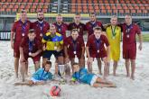 Echipa Asociației Raionale de Fotbal Dubăsari deținătoare a locului II a Campionatului Republicii Moldova la Fotbal pe Plajă