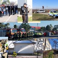 Aplicații demonstrative la protecția civilă!!!