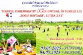 Invităm amatorii de fotbal la un meci spectaculos la Turneul comemorativ la mini-fotbal, &icirc;n numele lui &bdquo;Boris Dovgani&rdquo;, ediţia XXV