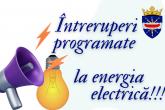Informare privind deconectările programate ale iluminatului public