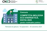 Moldova Eco Energetică 2025 &ndash; &icirc;nscrieri deschise pentru instituțiile publice și autoritățile locale
