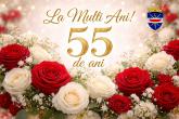 Mesaj de felicitare cu ocazia aniversării de 55 de ani