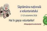 Săptăm&icirc;na Naţională a Voluntariatului